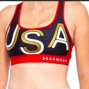 NWT Under Armour USA Sports Bra